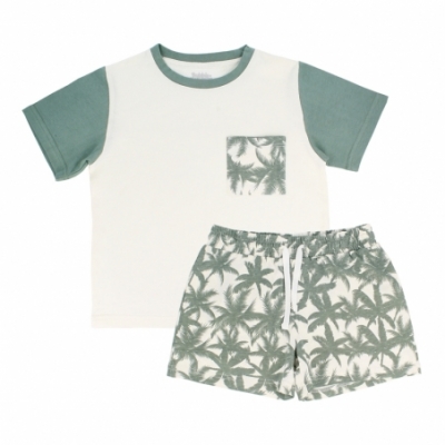 Pijama Niño Beach Coral