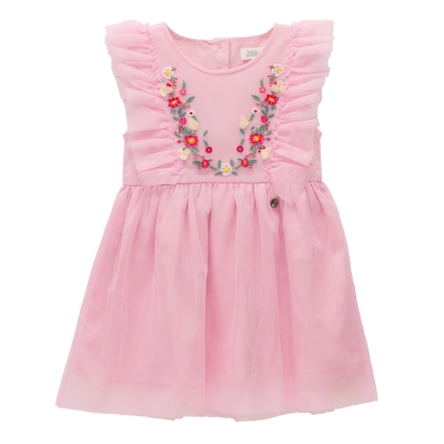 Vestido Niña Magnolia Rosado