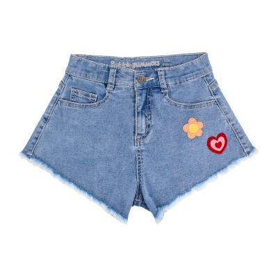 Short Niña Girasol Azúl Teens