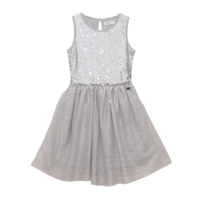 Vestido Niña Antonella Gris