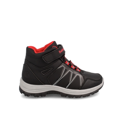 Botín Niño Charman Negro-Rojo