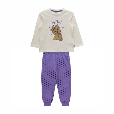 Pijama Niña Bruselas Lila