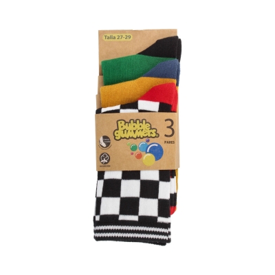 Calcetín Niño Check Multicolor