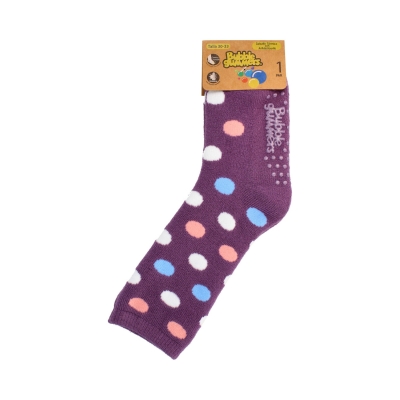 Calcetín Niña Dots Lila